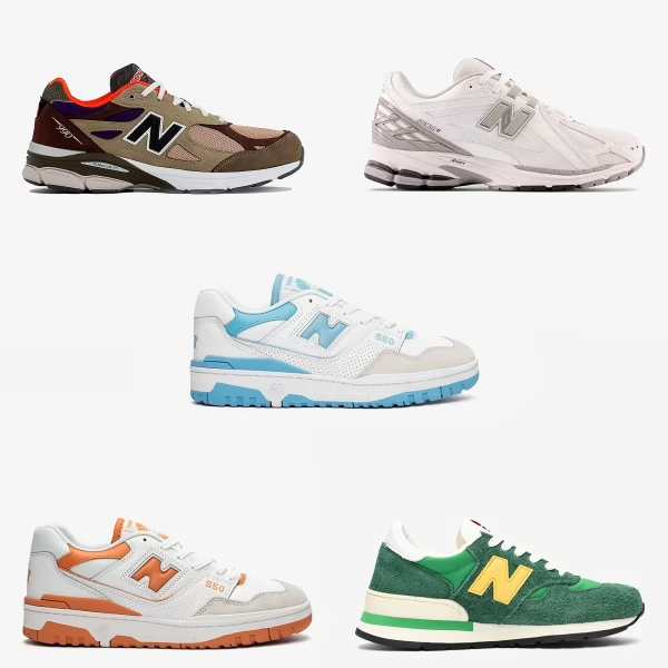 A selection of New Balance shoes that we are rocking all summer